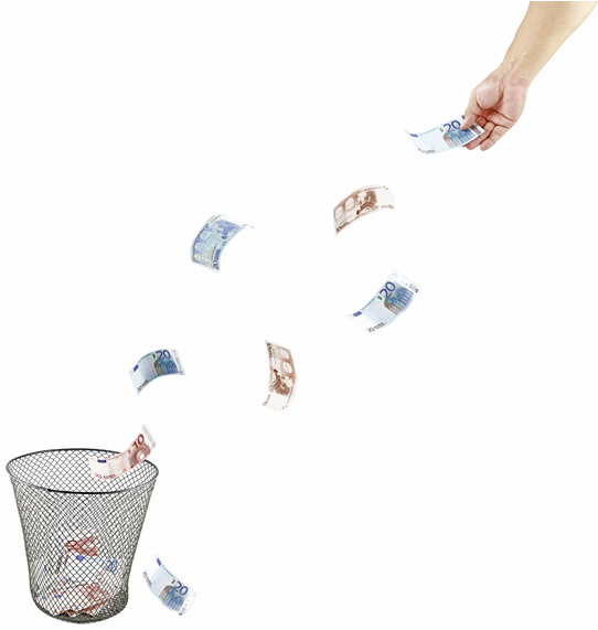 Geldverschwendung