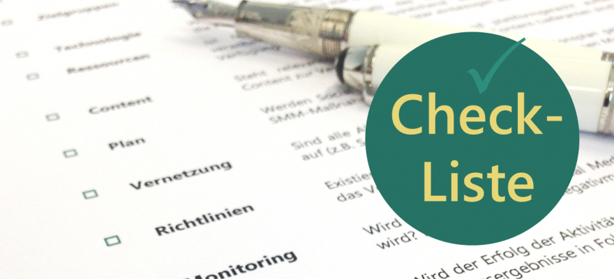 Checkliste
